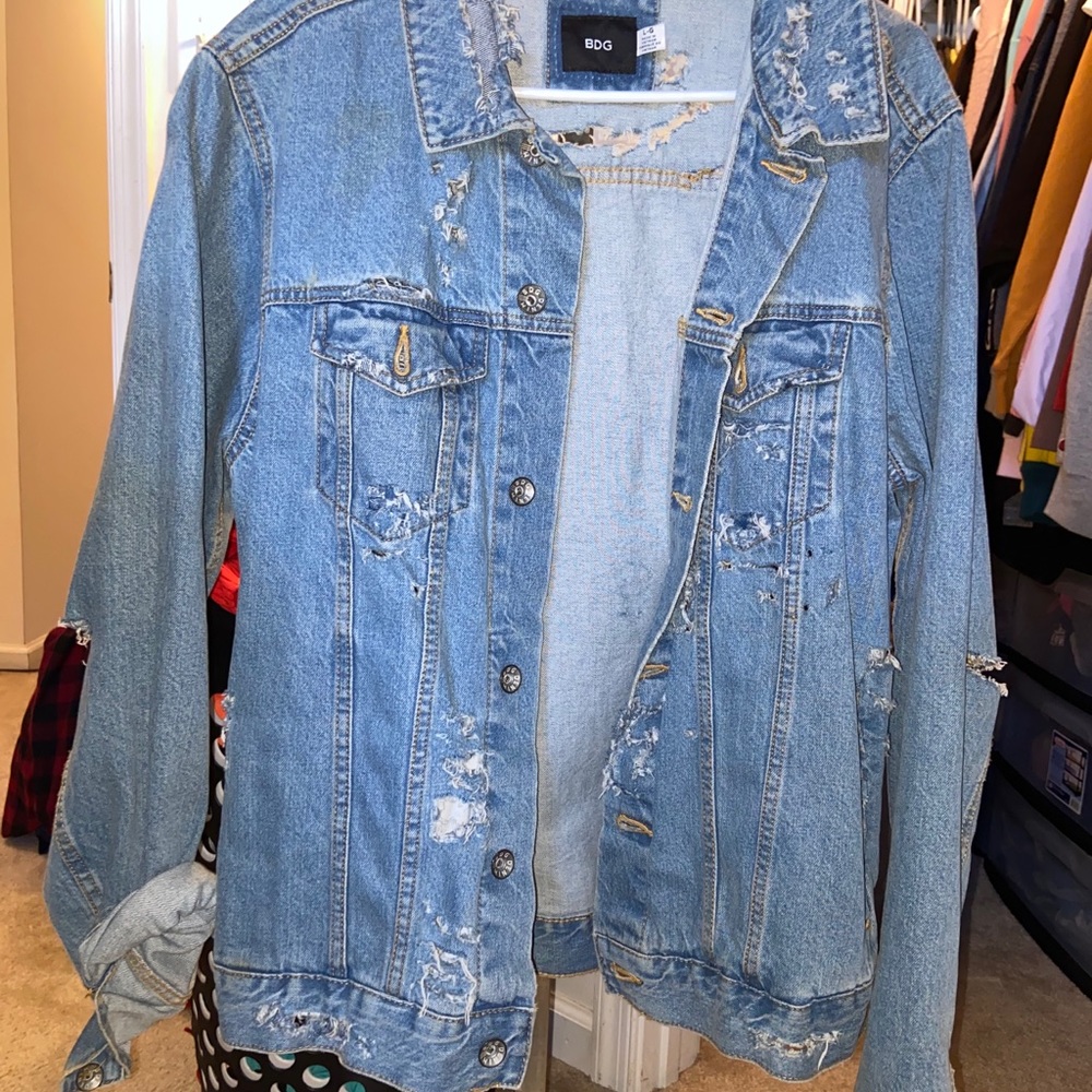 BDG ripped oversized Jean jacket